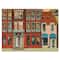 Designart - Red Facade of Shop In Paris I - French Country Canvas Wall Art Print